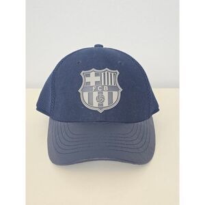 Fi Collection FC Barcelona Barca Hat Navy S/M Soccer Cap FCB Football Fan Gear
